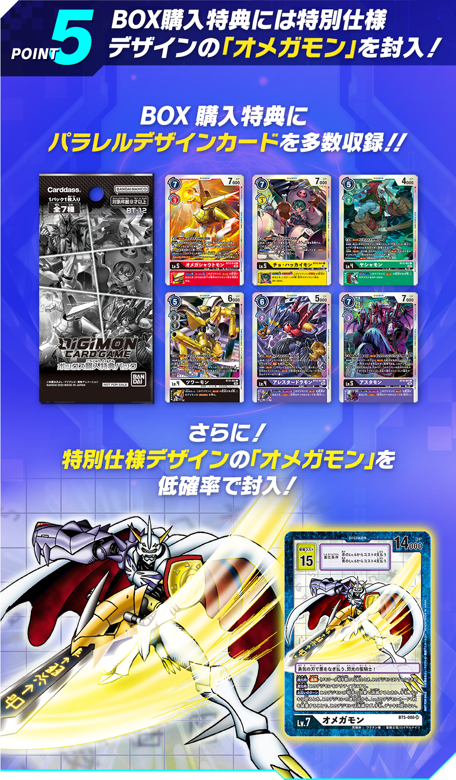 POINT5 BOX購入特典