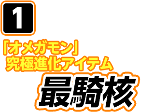 1 「奧米加獸」究極進化アイテム 最騎核