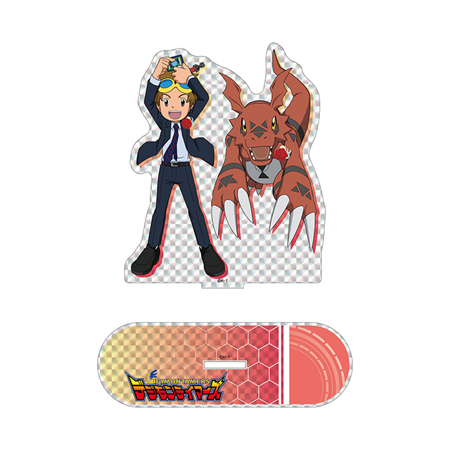 DIGIMON CON ホログラムアクリルスタンド　松田啓人＆ギルモン