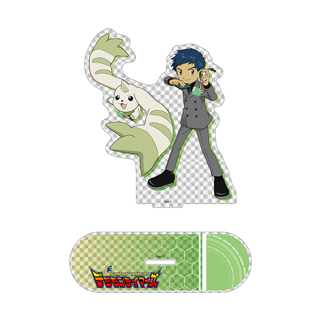 DIGIMON CON ホログラムアクリルスタンド　李健良＆テリアモン