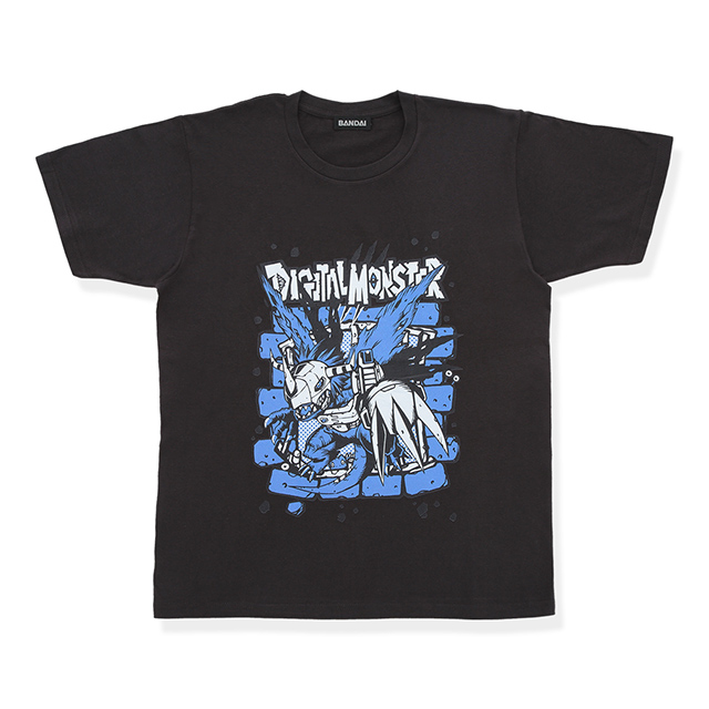 デジタルモンスター　25周年記念　Tシャツ　メタルグレイモン　(渡辺けんじ氏デザイン)