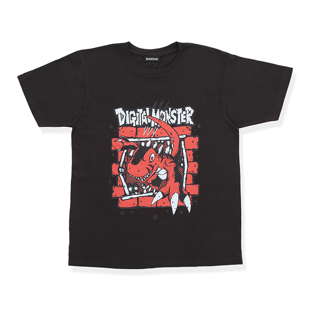 デジタルモンスター　25周年記念　Tシャツ　ティラノモン　(渡辺けんじ氏デザイン)