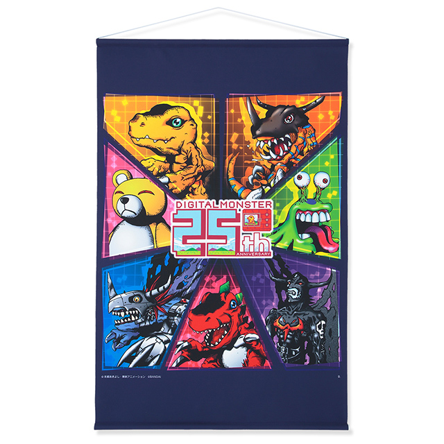 デジタルモンスター　25周年記念　タペストリー