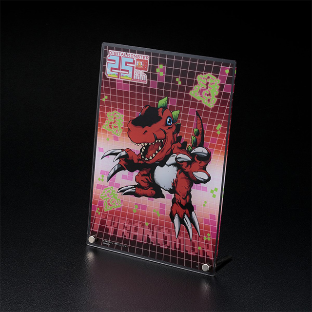 デジタルモンスター　25周年記念　アクリルボード　ティラノモン