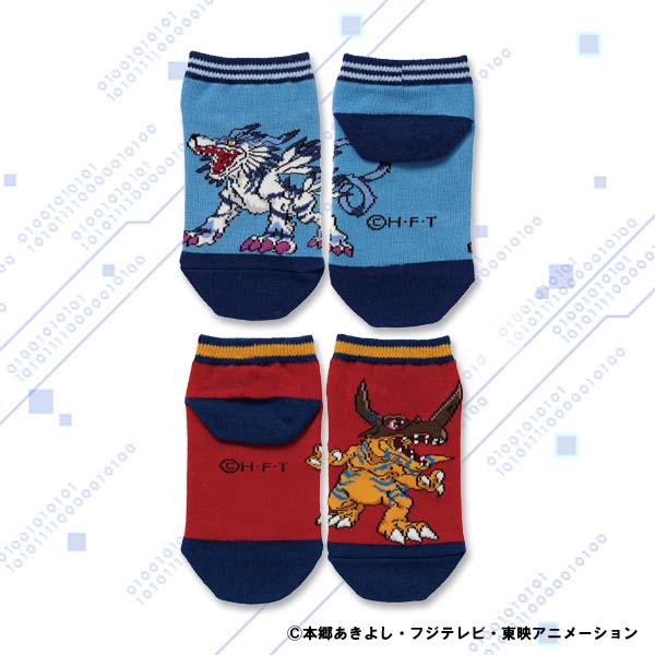 「デジモンアドベンチャー：」くるぶし丈ソックス