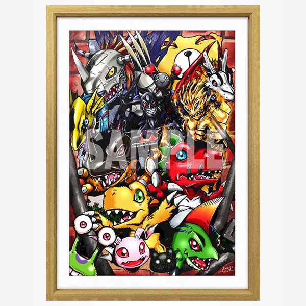 渡辺けんじ氏作 デジタルモンスター複製原画