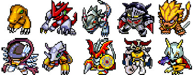 ４．デジモンクロスローダーのカラーdot
