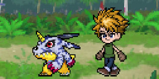 石田ヤマト＆ガブモン