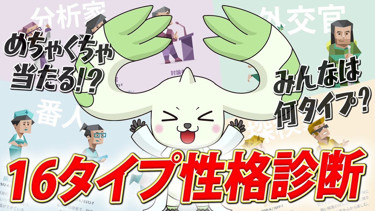 テリアモン助手が16パーソナリティ性格診断やってみた